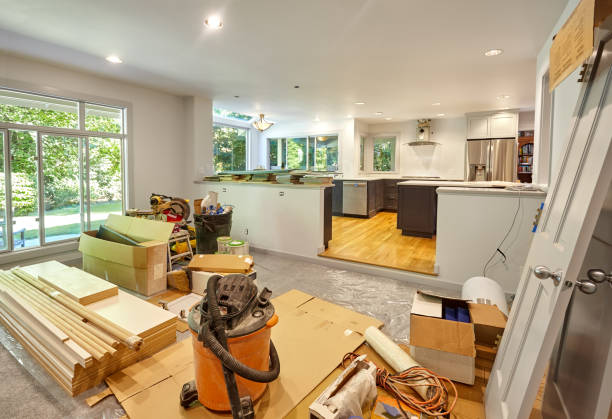 Professional Kitchen Island Installation technician working in Medford, WI